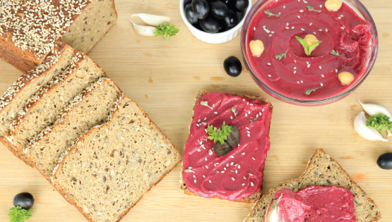 How to make High Protein Toasties with Roasted Beetroot Hummus